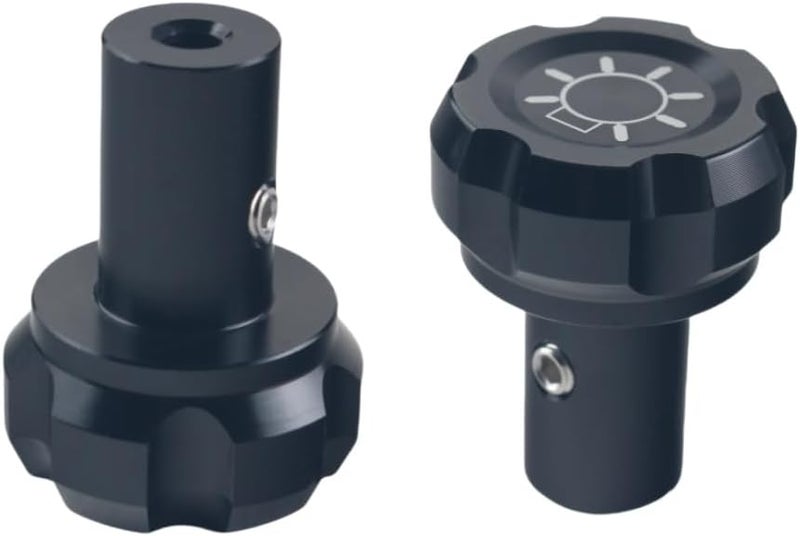 DEWHEL Headlight Switch Knob Compatible with Ford F150 F250 F350 1992-1997 F5TZ11661A F5ZZ11661A Aluminum Black - Image 2